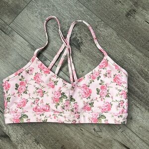 LoveShackFancy x Bandier sport bra